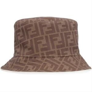 FENDI FF logo bucket hat M